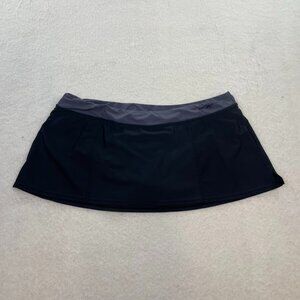 ZeroXposur Black Sport Skirtini Swim Skirt Size 18W